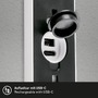 Nástěnná - BRI 3788016 Kuni LED venkovní nástěnné svítidlo, pohybové čidlo, soumrakový senzor, nabíjecí - BRILONER - foto 3