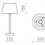 Stolní lampy dekorační - RED R14033 MAUI/ALVIS 24 stolní krémově bílá dřevo 230V E27 7W - RED - DESIGN RENDL - foto 3