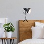Stolní lampy s klipem - BRI 2790015 Svítidlo se svorkou 30,5 cm 1x E14 8W černá (starý kód: BRI 2790-015) - BRILONER - foto 3