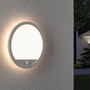 Nástěnná - P 94662 LED venkovní panel Lamina vč. pohybové čidlo IP44 kruhové 280mm 3000K 14,5W 230V bílá umělá hmota - PAULMANN - foto 3