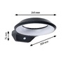 Nástěnná - P 94837 LED venkovní nástěnné svítidlo Anela pohybové čidlo neláká hmyz IP44 245x309mm 2200K 12W 230V antracit hliník - PAULMANN - foto 3