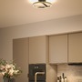 Kruhová - P 94927 LED stropní svítidlo 3-krokové-stmívatelné Melira 2700K 230V 24W černá mat/zlatá - PAULMANN - foto 3