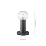 Stolní lampy dekorační - LD 14770-18 TURN ME Stolní lampa v černé barvě v industriálním stylu pro E27 žárovku - LEUCHTEN DIREKT / JUST LIGHT - foto 3