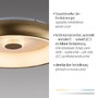 Kruhová - LD 14384-60 VERTIGO LED stropní svítidlo matná mosaz 50x50 kruhové křišťálový efekt stmívatelné CCT 2700-5000K - LEUCHTEN DIREKT / JUST LIGHT - foto 3