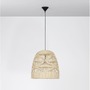 Kónická - NV 9586504 Závěsné svítidlo MARLO přírodní ratan černý kabel E27 1x12W 230V IP20 bez žárovky - NOVA LUCE - foto 3