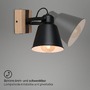 Bodová - BRILO 2406-015 Bodové svítidlo 21 cm 1x E27 40W černá - BRILO - foto 3