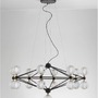 Dekorativní - NV 9695500 Závěsné svítidlo BELINDA černý hliník a akryl LED 78W 230V 3200K IP20 stmívatelné - NOVA LUCE - foto 3