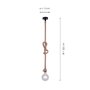 Subtilní - LD 15481-18 ROPE Závěsné svítidlo ROPE E27 60W 230V lano - LEUCHTEN DIREKT / JUST LIGHT - foto 3
