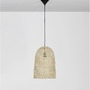 Válec - NV 9586509 Závěsné svítidlo AURORA přírodní ratan černý kabel E27 1x12W 230V IP20 bez žárovky - NOVA LUCE - foto 3