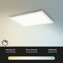 Hranatá - BRILO 7179016 CCT svítidlo LED panel, 45 cm, 2400 lm, 24 W, bílé (starý kód: BRILO 7179-016) - BRILO - foto 3