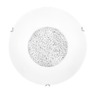 Kruhová - NV 6311803 Stropní svítidlo ERA bílé sklo a křišťál chromovaný kov E27 3x12W - NOVA LUCE - foto 3
