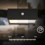 Nástěnná - BRI 3967015 DOGU Outdoor LED nástěnné svítidlo černé 6,5W 700lm 3000K stmívatelné s čidlem (nabíjecí) - BRILONER - foto 3