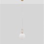 Koule - NV 9695224 Závěsné svítidlo HOOK saténový zlatý kov a opálové bílé sklo LED 10.6W 230V 3000K IP20 - NOVA LUCE - foto 3
