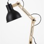 Stolní lampy pracovní - NV 9620130 Stolní lampa GROU matný černý kov a dřevo E27 1x12W 230V IP20 vypínač na těle bez žárovky - NOVA LUCE - foto 3
