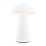 Stolní lampy dekorační - BRILO 7520016 Fungo Mini LED stolní lampička bezdrátová IP44, stmívatelné, dotykový vypínač, bílá - BRILO - foto 3