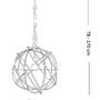Koule - ILUX 155968 Závěsné svítidlo Ideal Lux Konse SP1 oro 155968 zlaté 40cm - IDEALLUX - foto 3