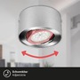 Bodová - BRI 7121-014 LED přisazené svítidlo, pr. 9 cm, 5 W, stříbrná - BRILONER - foto 3