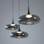 Vícečetná - LD 15693-15 Kolekce Schöner Wohnen LED závěsné svítidlo POSH, šedá, stmívatelné, Comfort Lift, SimplyDim, 3000K - JUST LIGHT - foto 3