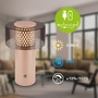 Stolní lampy dekorační - BRILO 7669011 Gila stolní lampa - 2,6W, 200lm, bezdrátová, LED, IP44, dotykový vypínač, stmívatelná, antracit/béžová - BRILO - foto 3