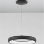Kruhová - NV 8105620 Závěsné svítidlo ALBI černý hliník a akryl LED 32W 230V 3000K IP20 stmívatelné - NOVA LUCE - foto 3