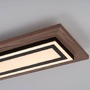 Hranatá - PN 6142-79 PALMA LED stropní svítidlo, imitace dřeva, stmívatelné, dálkový ovladač, CCT 2700-5000K - PAUL NEUHAUS - foto 3