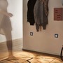 Zapuštěná - P 93135 LED vestavné svítidlo do zdi Edge Quadro hranaté se senzorem 8x8cm 1,2W 230V 2700K černá mat - PAULMANN - foto 3