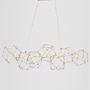 Podélná - NV 9186807 Závěsné svítidlo NEBULA zlatý kov LED 33.6W 230V 3000K IP20 - NOVA LUCE - foto 3