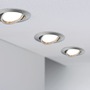 Kruhová - P 93399 Vestavné svítidlo LED Base kruhové max. 10x10W GU10 kov kartáčovaný - PAULMANN - foto 3