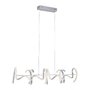 Podélná - LD 19033-21 CURLS LED závěsné svítidlo, stříbrná, moderní design SimplyDim 3000K - LEUCHTEN DIREKT / JUST LIGHT - foto 3