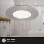 Kruhová - BRI 7282-012 LED vestavné svítidlo, pr. 8,5 cm, 5,5 W, matný nikl - BRILONER - foto 3
