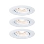 Koupelnová - P 92971 LED vestavné svítidlo Nova mini Plus EasyDim výklopné 3x4,2W 2.700K bílá mat 230V - PAULMANN - foto 3