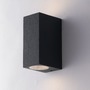 Nástěnná - FAN I-QUBO-AP2 ANT Venkovní nástěnné svítidlo Qubo antracitové, 2xGU10, IP54, 15,1 x 9,3 x 6,7 cm - FANEUROPE - foto 3