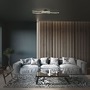 Dekorativní - BRILO 3718-035 LED nástěnné a stropní svítidlo, 80,5 cm, 19 W, 700 lm, černá - BRILO - foto 3