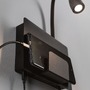 Bodová - P 71101 LED nástěnné svítidlo Halina USB C 2700K 230V 2,4W černá mat - PAULMANN - foto 3