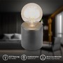 Stolní lampy dekorační - BRILO 7658015 Tubo stolní lampička - s vypínačem, E27 patice, max. 10W, antracit - BRILO - foto 3