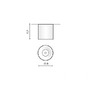 Downlight - AZZ AZ2845 Mane (white) - AZZARDO - foto 3