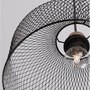Polokoule - NV 9555803 Závěsné svítidlo LYRON matný černý kov přírodní dřevo E27 1x12W 230V IP20 bez žárovky - NOVA LUCE - foto 3