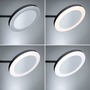 K zrcadlu - P 71149 LED kosmetické zrcadlo Masua IP44 CCT 230V 4W černá mat - PAULMANN - foto 3