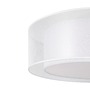 Kruhová - M MOD613CL-03W1 Stropní svítidlo Bergamo 3x60W čirá/bílá kov/textil designové - MAYTONI - foto 3