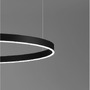 Kruhová - NV 9530219 Závěsné svítidlo MOTIF LED hliník / akryl černé 70W 2700K-6000K CCT stmívatelné - NOVA LUCE - foto 3