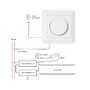 Stmívače - SLC S52000 Stmívač MCU Wall dimmer DALI IP20 - TLG - foto 3