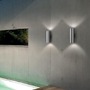 Nástěnná - ILUX 033020 Venkovní nástěnné svítidlo Ideal Lux Gun AP2 big alluminio 033020 stříbrné 31cm IP54 - IDEALLUX - foto 3