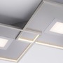 Hranatá - PN 8378-55 AMARA LED stropní svítidlo v barvě oceli moderní design s funkcí stmívání a dálkovým ovladačem 2700-5000K - PAUL NEUHAUS - foto 3