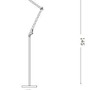Stojací lampy - ILUX 204956 FUTURA PT1 ALLUMINIO - IDEALLUX - foto 3