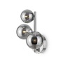 Dekorativní - M MOD545WL-03CH Nástěnné svítidlo Dallas 3x28W kouřové sklo chrom kov designové - MAYTONI - foto 3