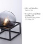 Stolní lampy dekorační - LD 15423-18 ZEA LED stolní lampa 1 ramenné černé kouřové sklo moderní do interiéru - LEUCHTEN DIREKT / JUST LIGHT - foto 3