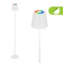 Stojací lampy - BRILO 1507016 Coloris RGBW LED stojanová bezdrátová lampa, stmívatelná, dotykový vypínač, bílá - BRILO - foto 3