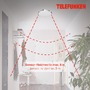 Kruhová - TF 318408TF TELEFUNKEN LED stropní svítidlo s čidlem, pr. 29 cm, 16 W, bílé-chrom - BRILONER - foto 3