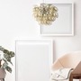 Vícečetná - M MOD112-08-G Závěsné svítidlo Balbo 8x28W jantarové sklo kov designové - MAYTONI - foto 3