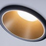 P 93403 Vestavné svítidlo LED Cole 6,5W černá/zlatá mat 3-krokové-stmívatelné 2700K teplá bílá - PAULMANN - foto 3
